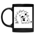 Кружка цветная UV-DTF