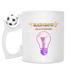 Кружка с футбольным мячиком