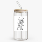 Банка с бамбуковой крышкой