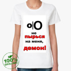 Женская футболка органик