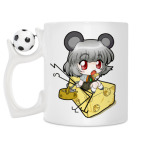 Кружка с футбольным мячиком