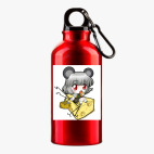 Металлическая бутылка 400 мл UV-DTF