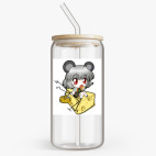 Банка с бамбуковой крышкой