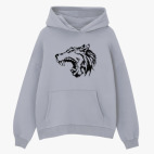 Толстовка худи оверсайз