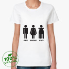 Женская футболка органик