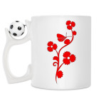 Кружка с футбольным мячиком