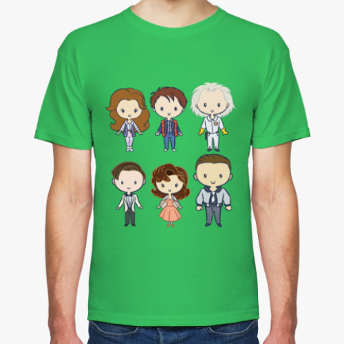 Футболка с принтом Назад в Будущее