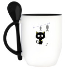 Кружка с ложкой