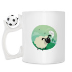 Кружка с футбольным мячиком