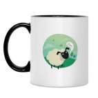 Кружка двухцветная