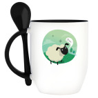 Кружка с ложкой