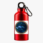 Металлическая бутылка 400 мл UV-DTF