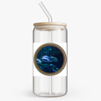 Банка с бамбуковой крышкой