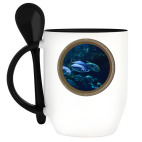 Кружка с ложкой