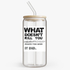 Банка с бамбуковой крышкой