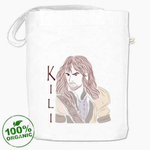 Сумка шоппер с принтом Гном Кили ('Хоббит')