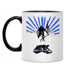 Кружка двухцветная