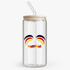 Банка с бамбуковой крышкой