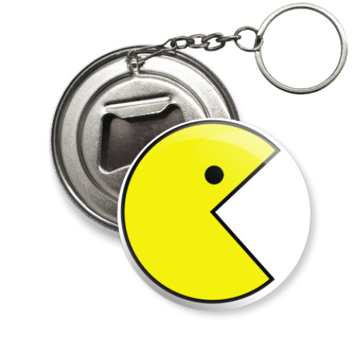 Брелок-открывашка с принтом pacmen