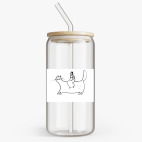 Банка с бамбуковой крышкой