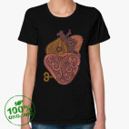 Женская футболка органик