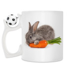 Кружка с футбольным мячиком