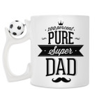 Кружка с футбольным мячиком