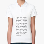 Женская рубашка поло