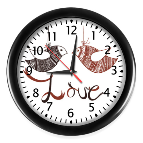Настенные часы Love