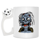 Кружка с футбольным мячиком