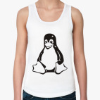 Женская майка Linux Tux