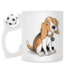 Кружка с футбольным мячиком