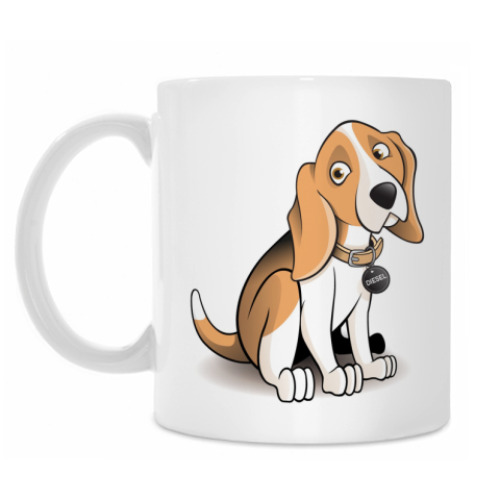 Кружка с принтом Собака