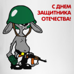 заяц в каске