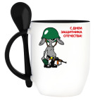 Кружка с ложкой