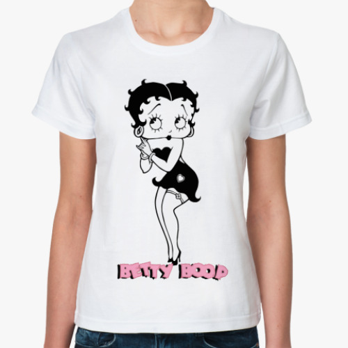Классическая футболка  футболка Betty Boop