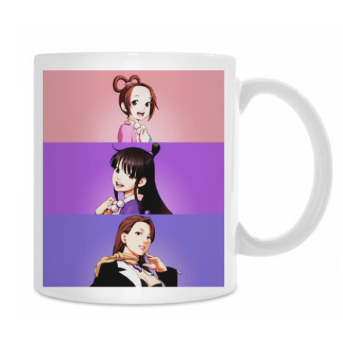 Кружка с принтом Ace attorney