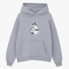 Толстовка худи оверсайз