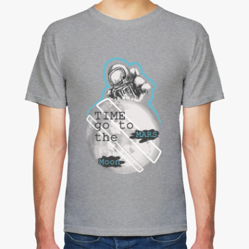 Футболка с принтом MARS