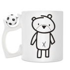 Кружка с футбольным мячиком