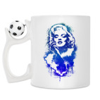 Кружка с футбольным мячиком