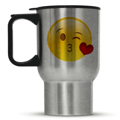 Кружка-термос Emoji Смайл: Воздушный Поцелуй