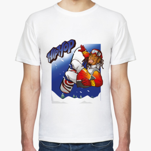 Футболка с принтом 'Хип - хоп'