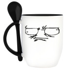 Кружка с ложкой