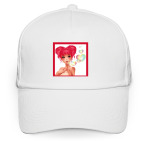 Кепка / бейсболка, белая (печать) Аниме