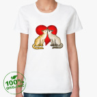 Женская футболка органик