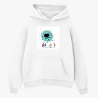 Толстовка худи оверсайз