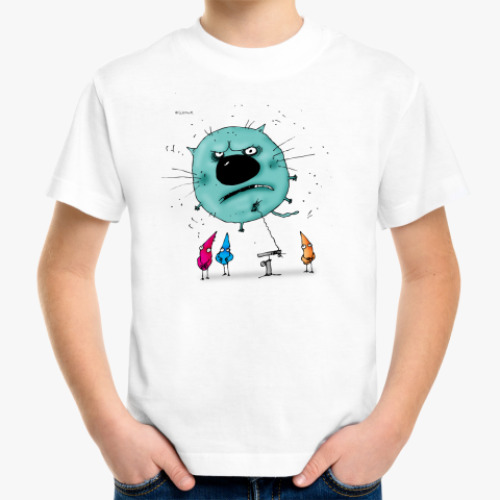 Детская футболка с принтом  для ребятишек 'Шар'