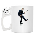 Кружка с футбольным мячиком