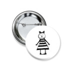 Значок 37 мм Funny Girls